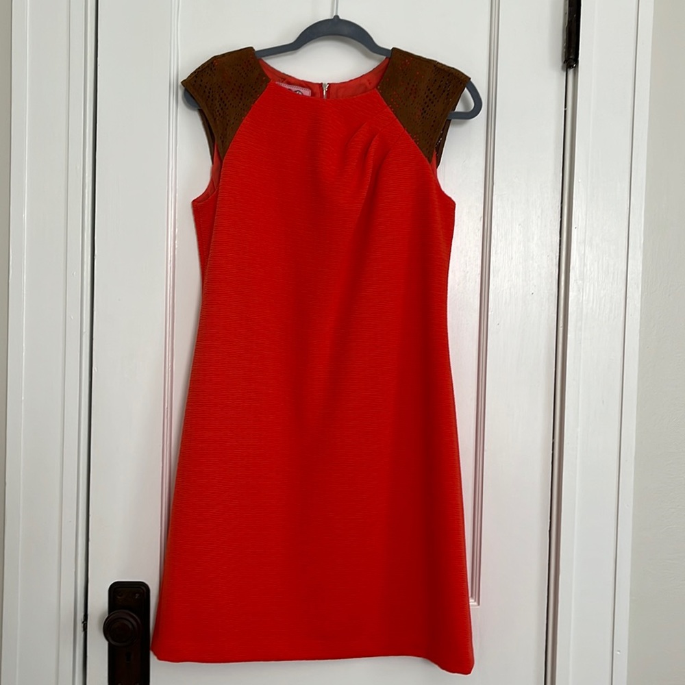 Phoebe Couture orange dress